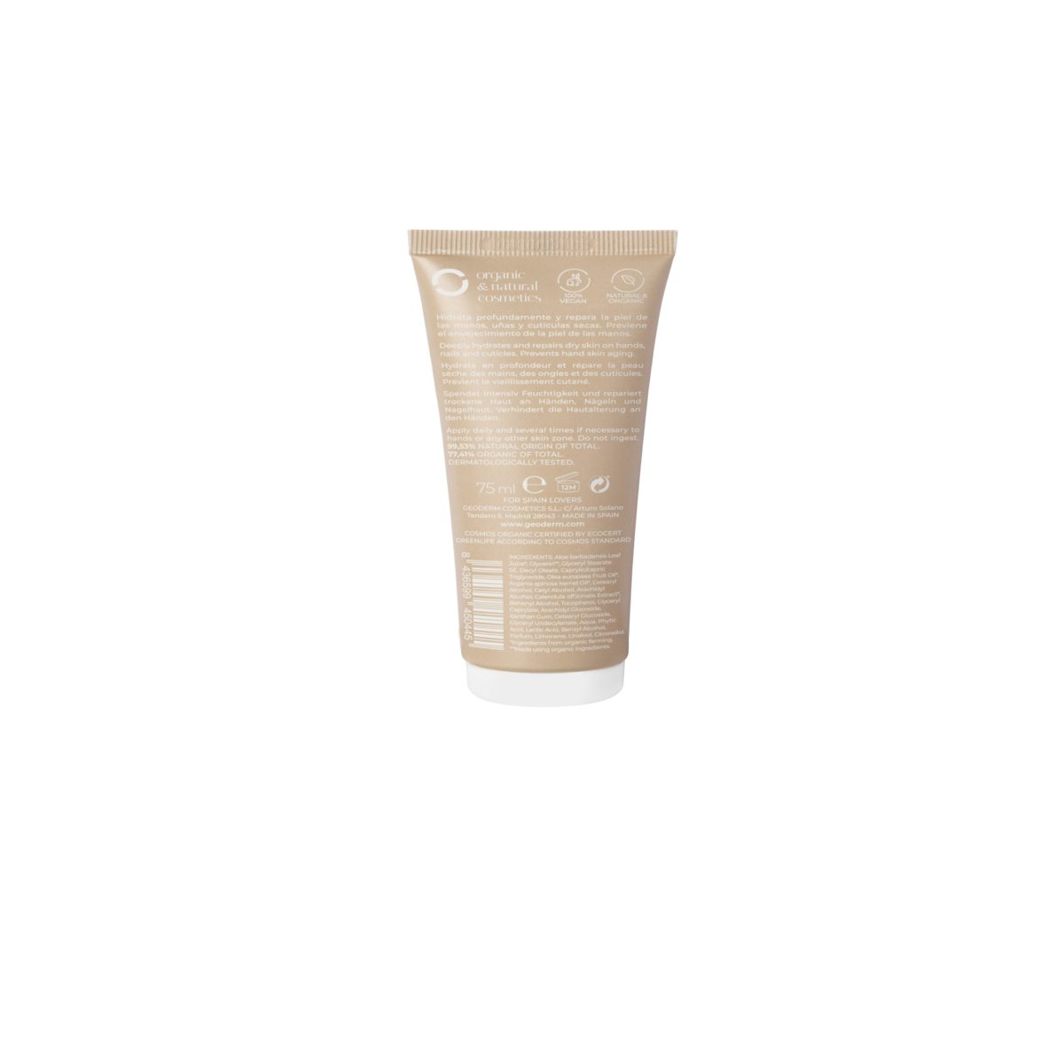 Crema reparatoare pentru maini bio si vegan