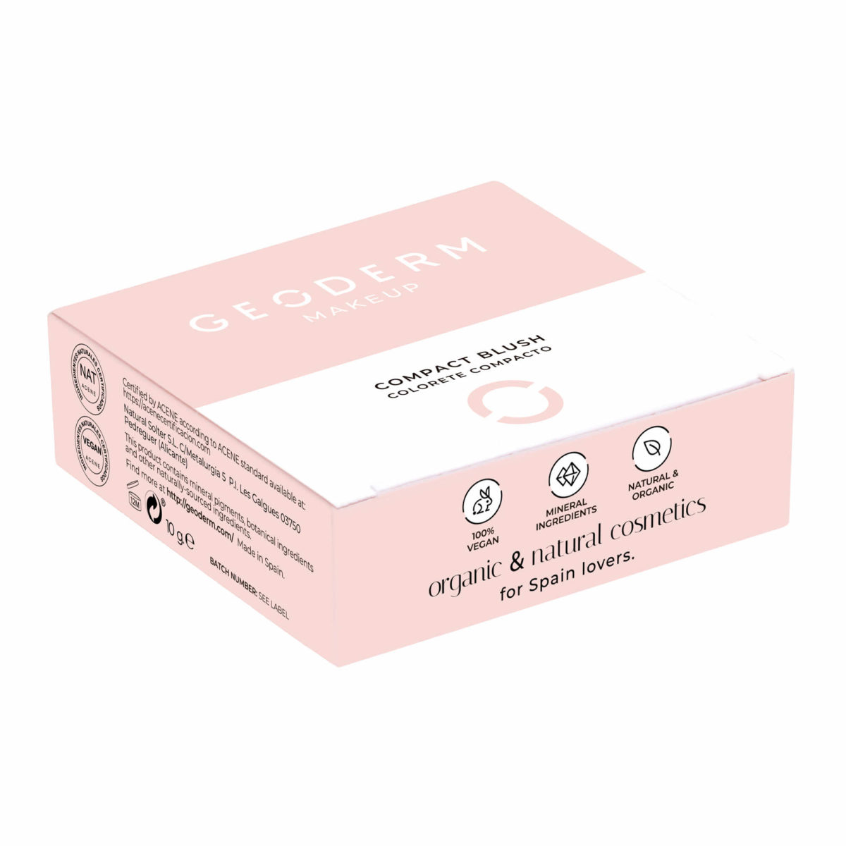 Blush Intense Rose compact (Organic & Bio) Y2062