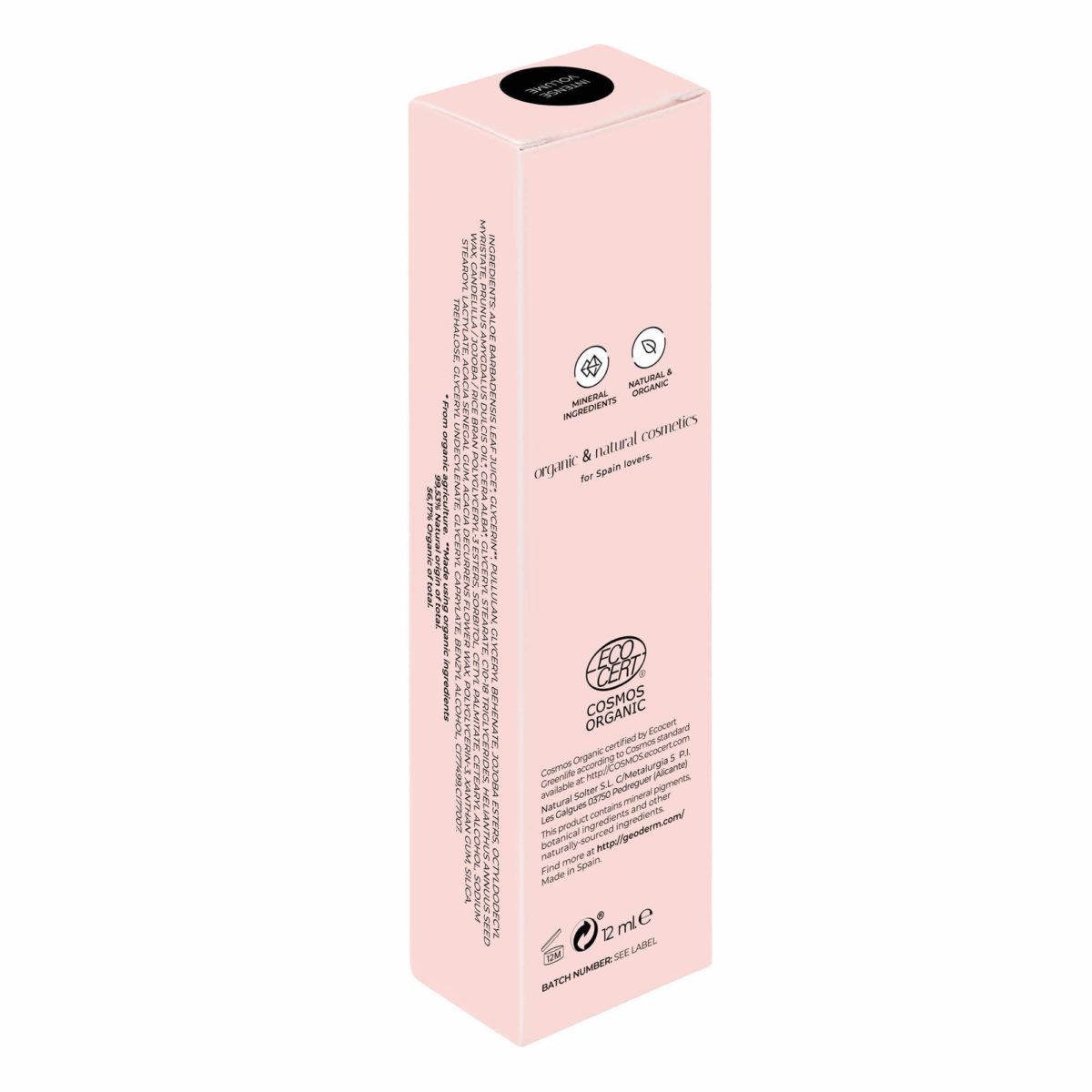Mascara Volum Intens (Organic & Bio) Y2020