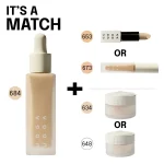 Fond de ten Salty Air Mineral Serum, cu acid hialuronic si vitamina C, SPF20, 30 ml