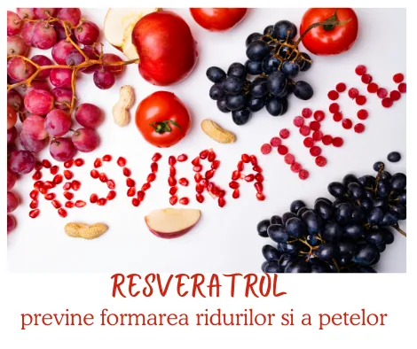 Resveratrol din struguri, ingredient natural antioxidant pentru ingrijirea anti-aging